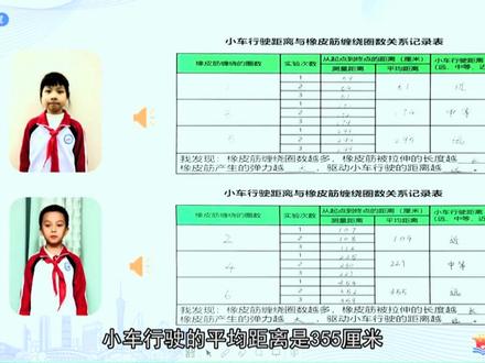 新教科科学4上-用橡皮筋驱动小车