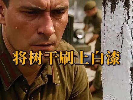 将树干刷上白漆,还有意想不到的效果 #军事科普 #二战