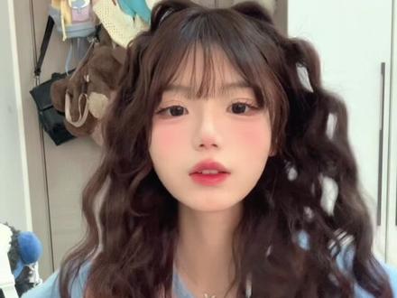 超显发量的韩系蛋卷头教程来咯 #甜妹 #发型教程 #蛋卷头