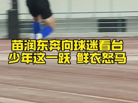 鲜衣怒马少年郎,苗润东进球奔向球迷北看台这一跃,真的热血澎湃。#江苏常晋 #苗润东 #北看台 #中冠联赛
