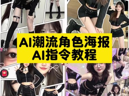 ai潮流角色海报豆包制作教程 ai潮流角色海报生成怎么弄 #ai潮流角色海报 ai潮流角色海报指令 ai潮流角色海报壁纸 ai潮流角色海报生成豆包指令 ai潮流角色海报白鹿 ai潮流角色海扱ai教程#ai潮流角色海报生成 ai潮流角色海报壁纸怎么弄#剪映 #剪映图片设计