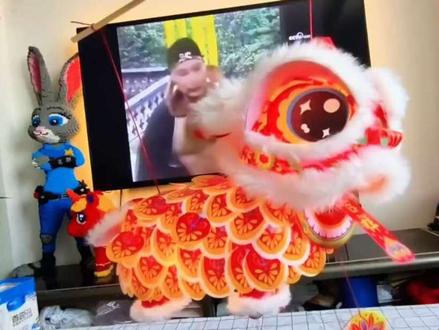 #醒狮 #花灯制作 醒狮灯笼制作全过程