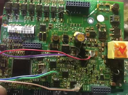 艾默生U2900,雪花版双板,一台改可调损坏的机器,来自远方一新彊。#艾默生 #U2900 #可调电源维修