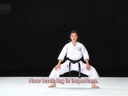 宇佐美里香教四股立#空手道协会