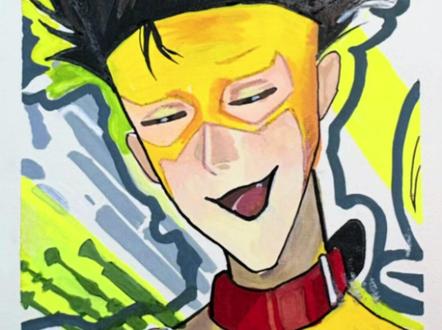 谁家的帅宝宝这么招人稀罕呢😍#画画 #手绘 #绘画过程 #画渣日常 @抖音小助手#无敌少侠