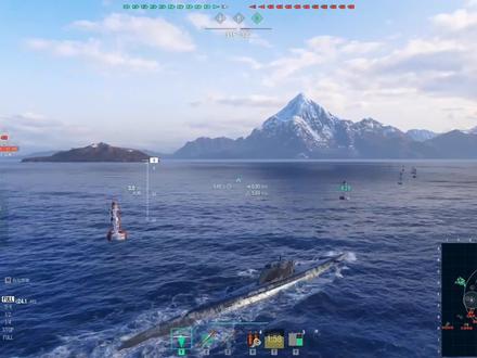 战舰世界:专克超战!潜艇重新定义这个游戏!几千万银币值吗? #steam游戏 #游戏 #军舰