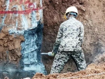 为什么要凿桩头#建筑 #工程人 #施工现场实拍