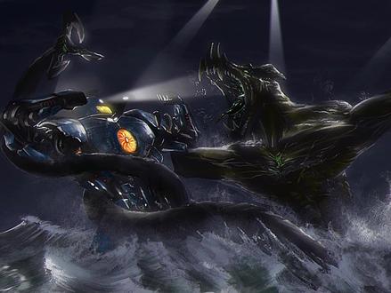 【环太平洋同人插画】板绘-步骤视频#环太平洋1 #危险流浪者 #板绘过程 #插画 @DOU+小助手