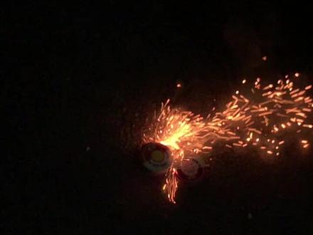 彩菊烟花🎆🎆🎆#陀螺烟花