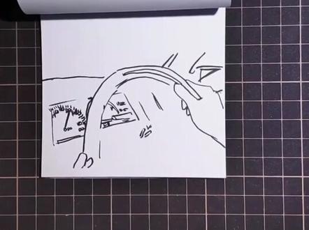 手绘翻页动画《AE86 漂移》准备好啦吗?#我要上热门 #简笔画 #漂移 #动画 @抖音小助手 @虎哥说车