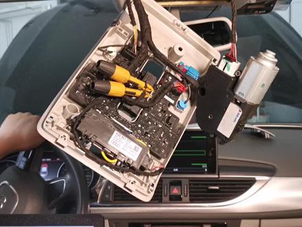 奥迪天窗不工作,开关电路故障,我给大家一套完整的诊断思路,分分钟秒杀。#修理工