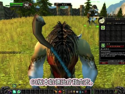 魔兽世界60版本奶德治疗宏命令设置