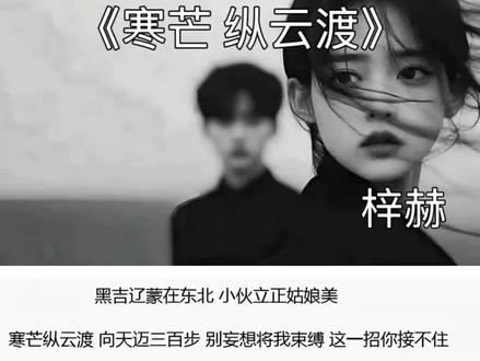 黑吉辽蒙在东北.#寒芒纵云渡 #另类伴奏