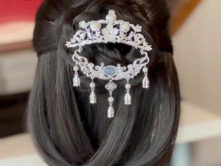 天呐❗战国袍造型也太火了吧🔥有手就会的全真发战国袍发型来啦!#战国袍 #战国袍发型 #汉服造型 #古风妆造 #汉服发型教程