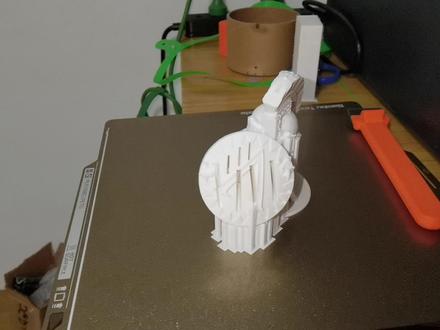 测试拓竹的PLA support的材料是不是真的那么容易剥离 #拓竹 #3d打印 #材料测试