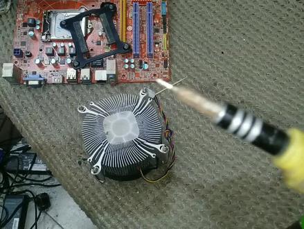 x58平台散热器 新宇超频,改到h61主板上接着用