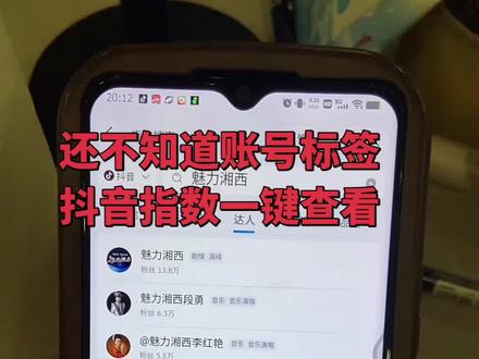 都2026年了,居然还有人不知道自己账号标签在哪查?方法超简单!先回到抖音主页,把你的抖音号复制下来,再点首页右上角放大镜,搜巨量算数,进去找到抖音指数。把刚复制的抖音号粘贴进去,你的账号标签立马就出来了,在这里能看到全部账号信息。
是不是很简单?学会了没有?快去看看你的是什么标签,标签越精准,抖音给你推的流量就越好!##巨量算数 #抖音指数 #抖音账号标签 #账号运营技巧 #抖音流量技巧