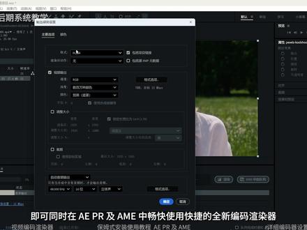 AE和PR视频渲染器AfterCodecs 1.12.1汉化 #影视后期系统教学 #渲染插件 #AfterCodecs