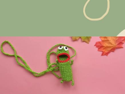 大嘴怪口红套教程①#手工编织教程