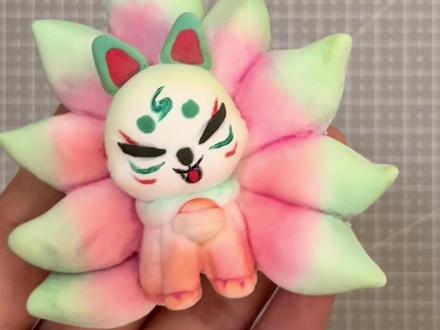 今天给大家炫个九尾狐#超轻粘土 #粘土教程 #手工 #粘土 #九尾狐