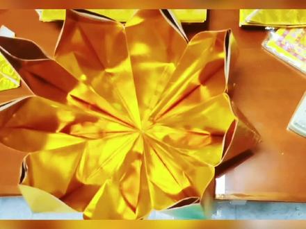 九瓣莲花聚宝盆折纸教程 #叠元宝 #莲花聚宝盆