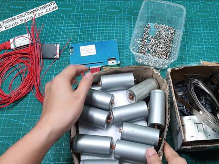 技术宅自制动手组装48伏12000mAh动力锂电池