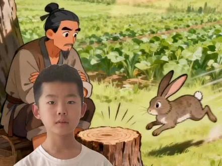 #爱上古诗词 #
欢迎大家和奇奇一起学古诗
三年级下册语文第五课
《守株待兔》