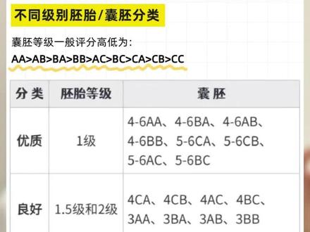 你的胚胎是几级?看完这些你就懂! 记得点赞收藏 #备孕 #试管移植 #医学科普 #女生必看 #张润驹