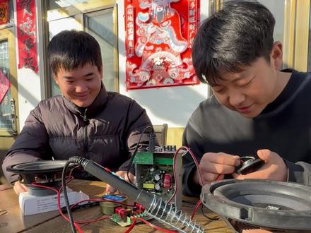 花200制作哈曼卡桶音响 #我的乡村生活 #DIY音响