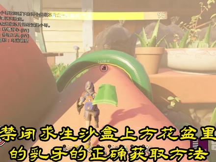 #禁闭求生 沙盒花盆的乳牙轻松获取技巧