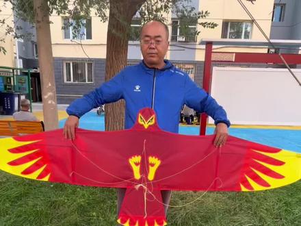 板鹰风筝!#风筝 #风筝带你飞