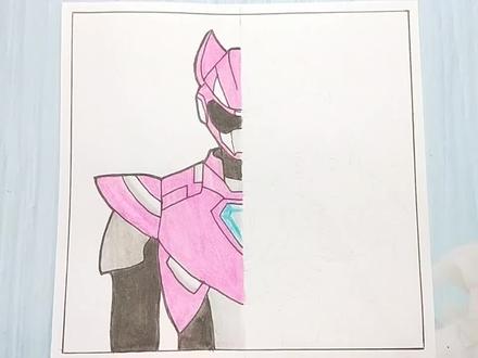 迷你特工队露西一半帅气一半修炼,会是如何?手绘对比区别太有趣