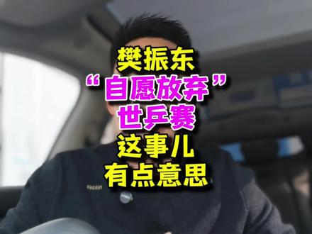 没有处罚、没有征召,樊振东放弃参赛疑点重重#樊振东 #国乒 #伦敦世乒赛 #乒乓球