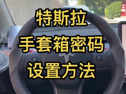 #特斯拉 手套箱密码怎么设置?小伙伴们你们的对象知道你的密码吗?#特斯拉modely #特斯拉model3 #特斯拉使用小技巧 #特斯拉手套箱