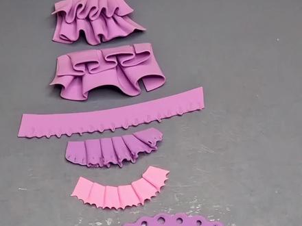 粘土花边教程来了,继续夸我,最近不直播,下个月开直播提前通知大家哈#超轻粘土手工 #创作灵感✎ #粘土教程 #@抖音小助手