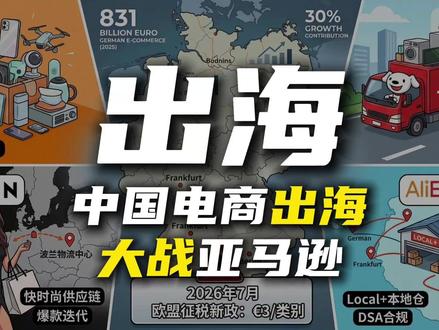 中国电商出海-给德国人看看什么叫内卷 #青年创作者成长计划 #电商出海 #德国电商 #京东joybuy #中国制造