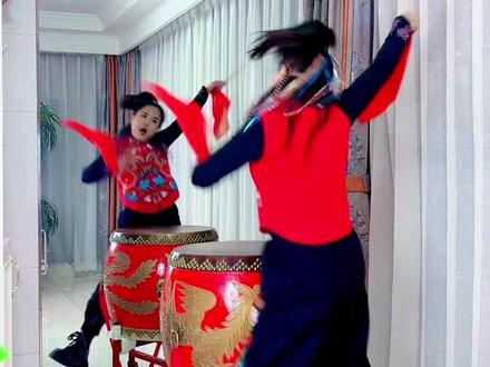 #鼓舞 #一起学打鼓 花轿情鼓舞背面口令分解