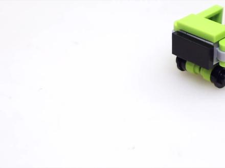 【鱼羊砖坊】乐高MOC教程|变形金刚G1 挖地虎大力神 迷你拖斗