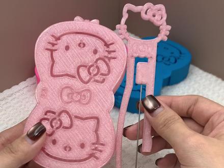 kt猫豆铲加豆针笔真的很好用,新手有福利啦#拼豆 #豆铲 #kt猫豆针 #手工diy