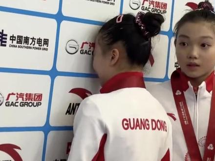 0.002分惜败 广东体操女团摘银!两次失误!#钟圻自责面壁哭泣:这是姐姐们最后一届了