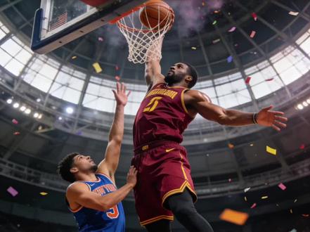 圣诞大战揭幕!米切尔PK布伦森,东部豪强麦迪逊广场硬碰硬#NBA#骑士VS尼克斯#米切尔#布伦森