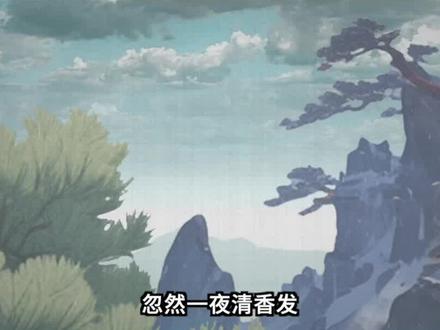 一口气看完《白梅》!王冕《墨梅》的姊妹篇! #诗词歌赋