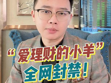 爱理财的小羊全网封禁 #掘金计划2026 #燃起来了大国重器 #财经 #投资有风险 #金融