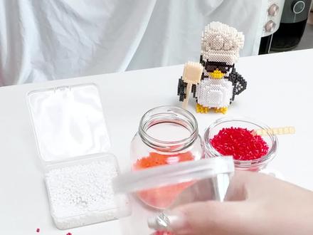 谁说想看主播哭着分豆的? 拼豆霉豆腐后续#拼豆 #霉豆腐 #混豆 #手工