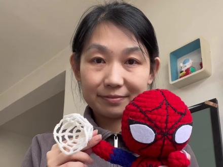 蜘蛛侠养成系列—-你喜欢哪款蜘蛛侠玩偶?#蜘蛛侠玩偶#分享我的手工编织作品 #钩织#解压钩织