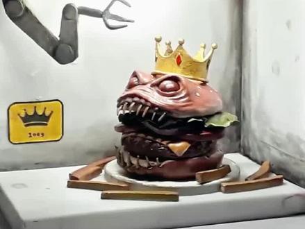 手工模型制作《恐怖的汉堡怪物》希望大家能够喜欢#手工 #模型 #模型制作 #制作过程 #手工diy