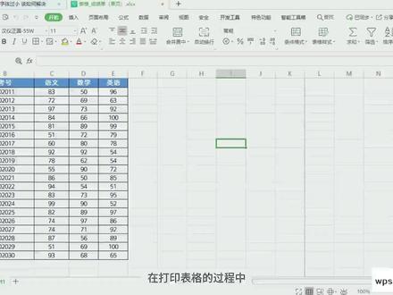 WPS打印表格的字体过小 该如何解决#excel #excel技巧 #wps #办公软件技巧