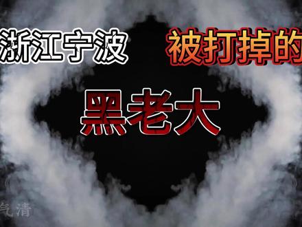 浙江宁波被打掉的黑老大 #盘点 #浙江 #宁波 #黑老大 #尊纪守法