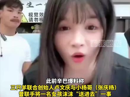 辛巴在直播间爆出三只羊联合创始人卢文庆曾因刷单被东莞法院判了缓刑,此外,他还暗示三只羊联合创始人卢文庆和三只羊将公司一个小女孩送“进去”了。此番言论迅速引发舆论关注。虽然辛巴并未直接点名涉事女生姓名,但很快有网友定位到此前三只羊旗下主播沫沫。沫沫抖音账号显示,其账号从去年年底就停更了,至今已有9个月。主播沫沫的失踪引发关注后,有自称沫沫好友的人士在网络发声。9月5日,记者联系上自称其好友的一名女士,其表示年初已经发现沫沫联系不上,后辗转联系其家人,家人表示沫沫只是状态不好,直到这次辛巴发言,她才知道沫沫有可能涉案。 9月8日下午,知情人士告诉记者,三只羊旗下主播沫沫(徐子昕)已被拘留,在某地拘留所,“关押很久了,去年12月份在上海被(某地警方)带走;家属请的律师已经会见过。”对于徐子昕联合一男子敲诈勒索小杨哥(张庆杨)被刑事拘留的传闻,该人士没否认也没承认。(新闻来源:锦观新闻)
