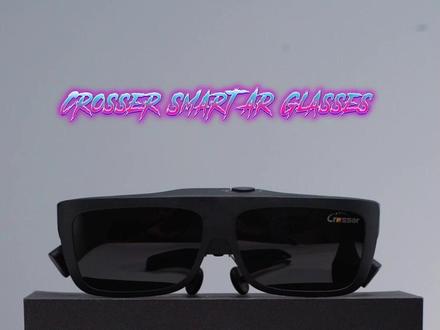 2026年,年轻人的第一副AR眼镜就该长这样!!#Crosser #Crosser智能眼镜 #AR眼镜 #智能脑机